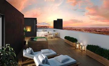 Off plan luxury 1 to 3 Bedroom apartments with heated pool in the centre of Faro.