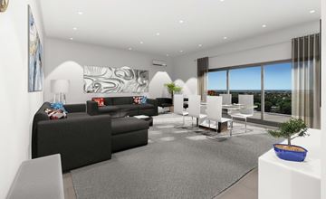 Luxuosos apartamentos Penthouse T3 com sistema smart-home perto da Ria Formosa