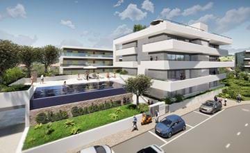 16 nieuwbouw appartementen in Portimao met condominium zwembad en gym.
