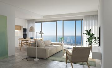 Nieuw appartement met 1 slaapkamer in Armação de Pêra | 100 meter van het strand
