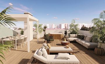 New Condominium with Rooftop Pool Close to Amenities