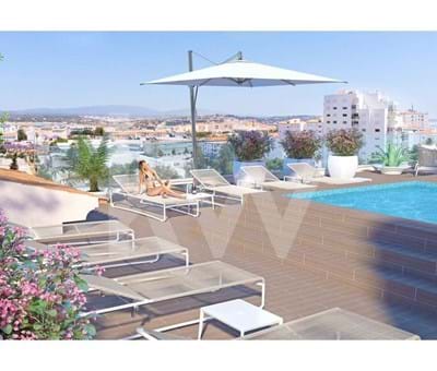 Apartment under Construction with 3 Bedrooms, Garage  communal Pool with Sea View   -   Ameijeira, Lagos, Portugal - Lagos Ameijeira