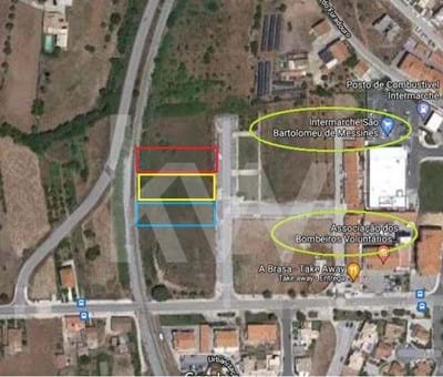 Lote de 590 m2 para construção de moradia com 265 m2 de área bruta, situado na Vila de São Bartolomeu de Messines. - Silves São bartolomeu de messines