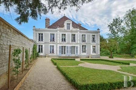 In Burgundy, an hour and ten minutes from Paris, an 18th century mansion house