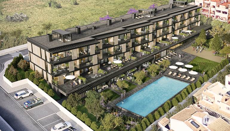 Superbes Appartements de 2 Chambres en Construction dans un Nouveau Complexe de Luxe à Praia da Luz 