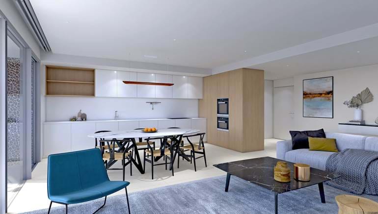 Novos Apartamentos de Luxo de 2 Quartos em Construção Situados Perto do Centro