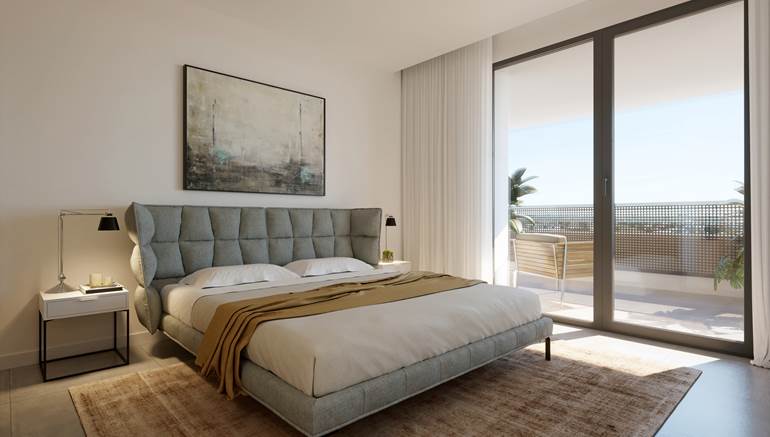 New 2 Bedroom Apartment Under Construction Close to Porto De Mós Beach