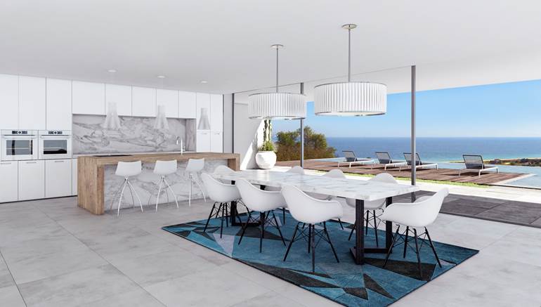 Luxury 4 Bedroom Villa with Stunning Sea Views in Meia Praia
