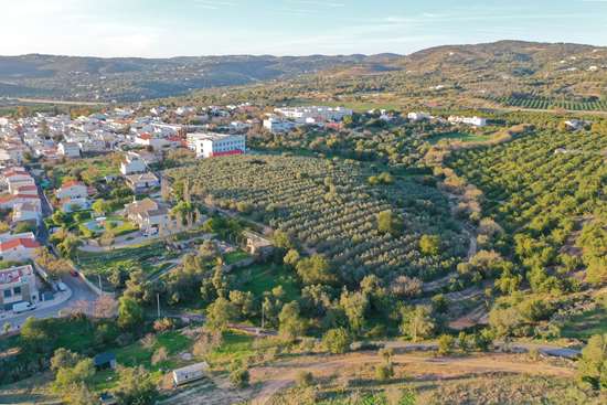 Land of 22000 m² for development  into 51 lotes - all 3 bedroom villas, near Faro - Estoi.