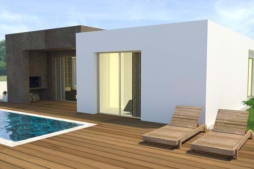 3 bedroom modern villa with pool and garden
