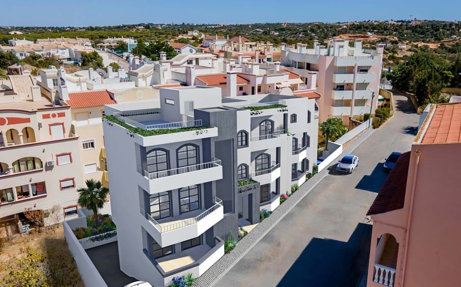 Ferragudo,new apartments,close to all amenities,one bedroom apartment,comunal pool