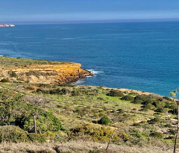 Land for construction of villa with sea view