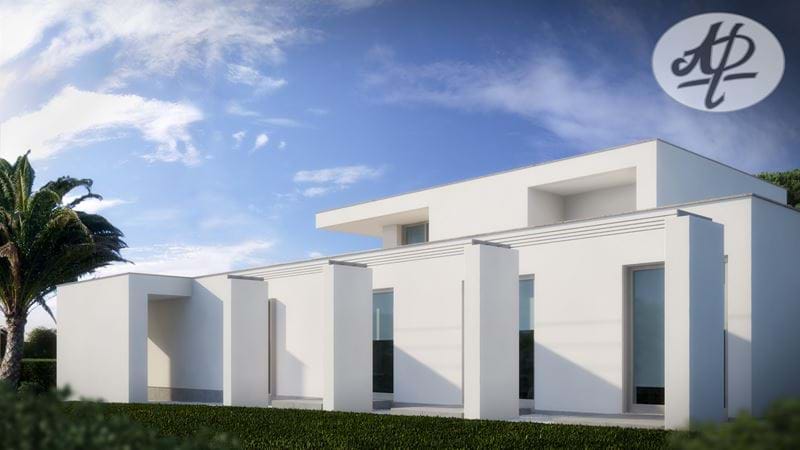 Lagos - Canavial- Modern and Contemporary villa under construction with 5 bedrooms, pool and gorgeous sea views.  Just a short walking distance to the beach! Prime location! 