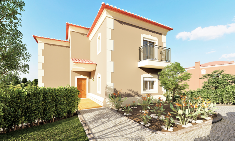 VILLA under construction - 4 bedrooms en suite, 5 bathrooms, garage, garden and pool at Boavista Golf Course for sale in Lagos- Algarve