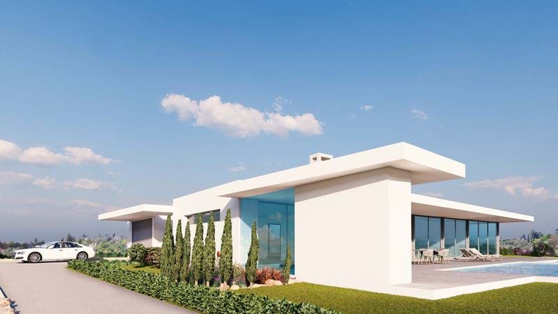Luxurious and modern 3 bedrooms, 4 bathrooms villa, garage and swimming pool on a huge plot of land. Majestic views!
