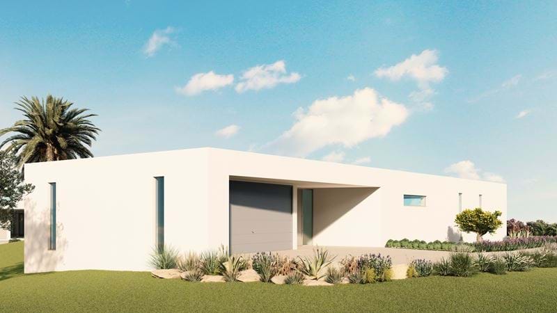 Luxurious and modern 6 bedrooms villa, garage and swimming pool on a huge plot of land near to the beach. Majestic views!