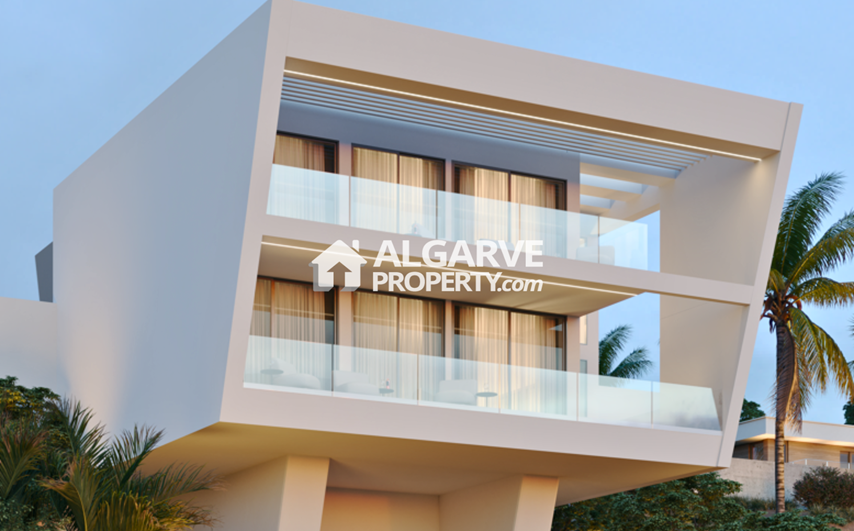 Maison de luxe avec 3 chambres et piscine sur le toit à Carvoeiro, Algarve
