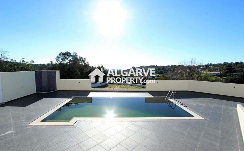 Luxurious 4 bed villa under construction with stunning COUNTRY and SEA views in Boliqueime, Algarve