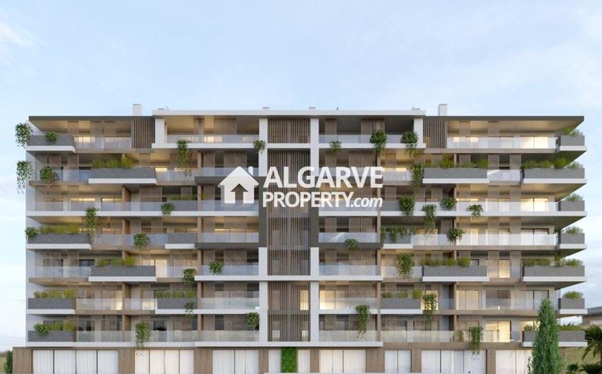 Appartements de 2 chambres dans la phase initiale de construction à Faro, Algarve