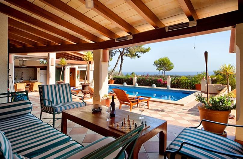 Sea & Golf View Villa In Exclusive Bendinat