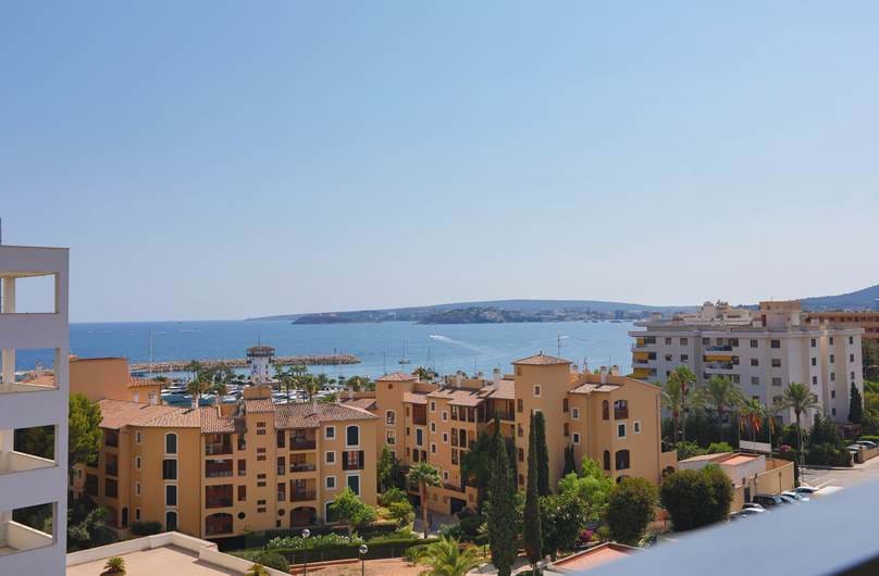 Renovated Apartment With Sea Views For Sale In Puerto Portals, Mallorca