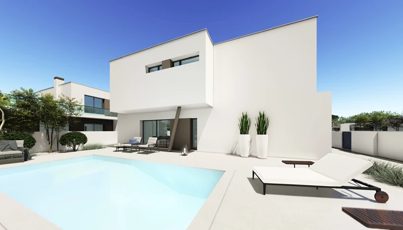 Villas modernes avec piscine privée à Alfeizerão | Côte d'Argent Portugal, Portugal Realty, ImmoPortugal