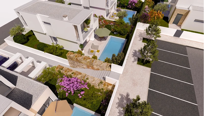 Maisons neuves avec piscine privée à Foz do Arelho | Côte d'Argent Portugal, Portugal Realty, ImmoPortugal