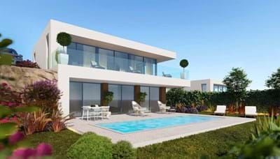 Maison neuve de 3 chambres & piscine privée à Nazaré | Côte d'Argent