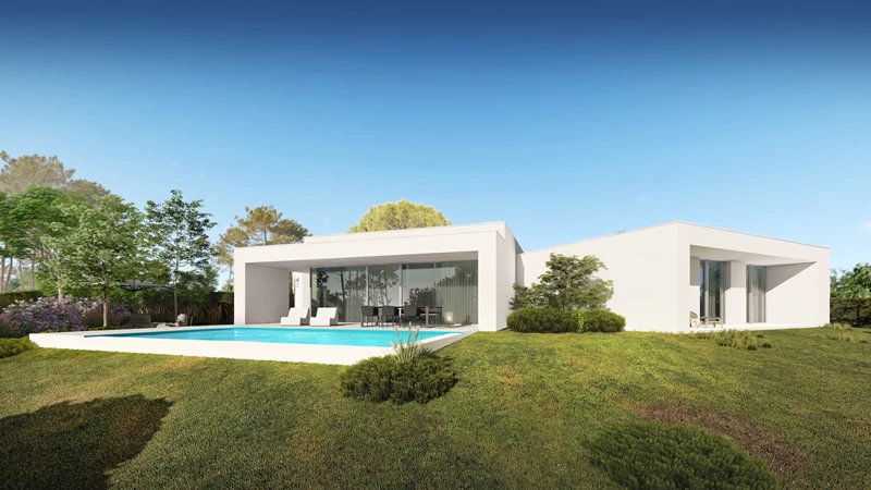 Villa op het platteland met uitzicht op het zwembad en de bergen | Zilverkust Portugal, Portugal Realty, ImmoPortugal