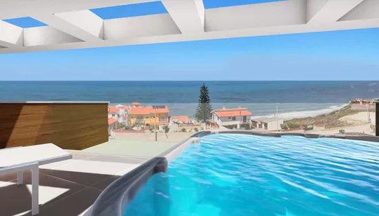 Apartamentos com vista mar e terraço privado | Nazaré Portugal 