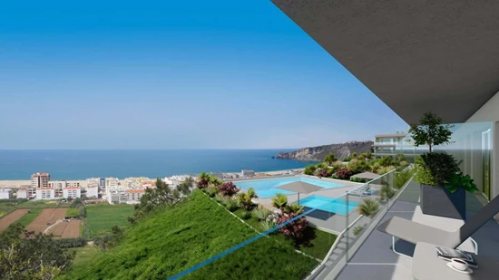 New sea view 2-Bed Apartment in Nazaré | Silver Coast Portugal
