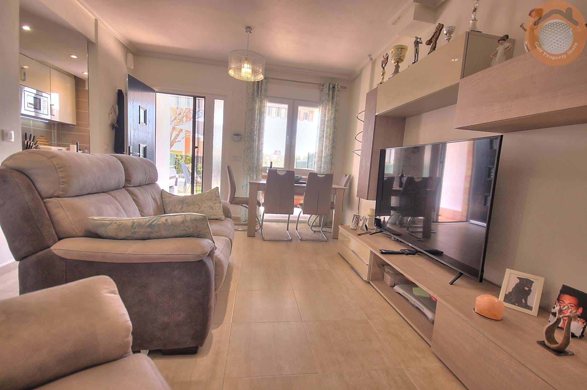 LA TERCIA TWO BED APARTMENT WITH LARGE DUAL GARDENS AND PRIVATE PARKING