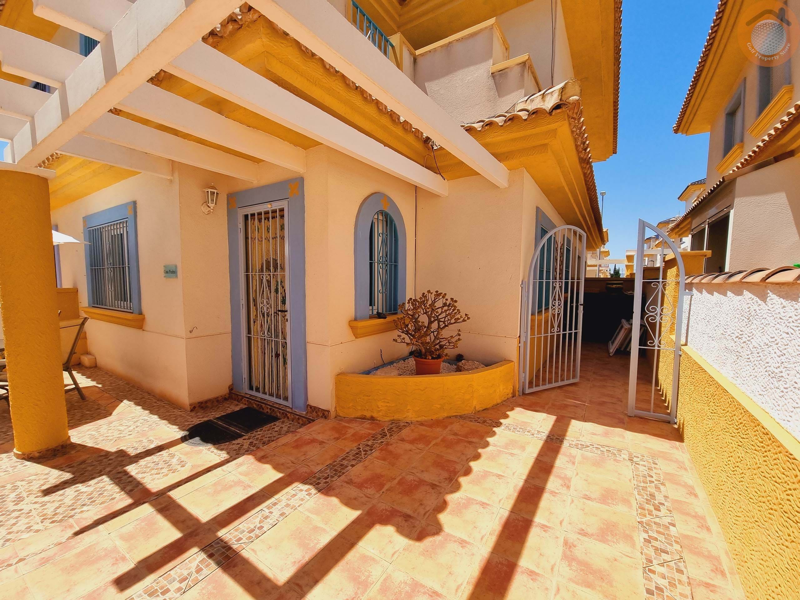 TWO BED TWO BATH LA TERCIA TOWNHOUSE WITH FRONT GARDEN NEXT TO COMMUNAL POOL