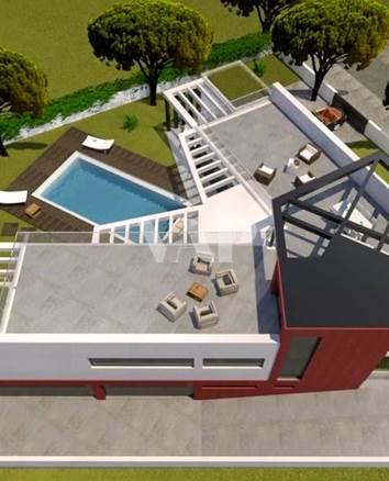 3+1 bedroom villa in Vilamoura under construction with private pool