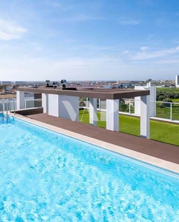 Modern appartement met 3 slaapkamers en zwembad op het dak, Faro