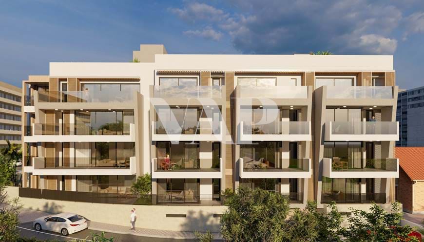 En construcción - Modernos apartamentos de 1 dormitorio a 300 metros de la playa, Quarteira