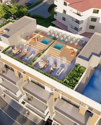Im Bau - Moderne 3-Zimmer-Apartments mit Dachterrasse 300 m vom Strand entfernt, Quarteira