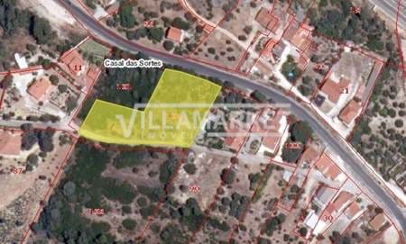 Terrain urbain de 2450 m2 pour la construction de 5 villas situé près de Tomar