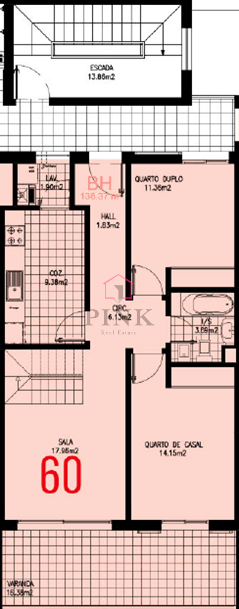 Apartment T2 Duplex - Caniço
