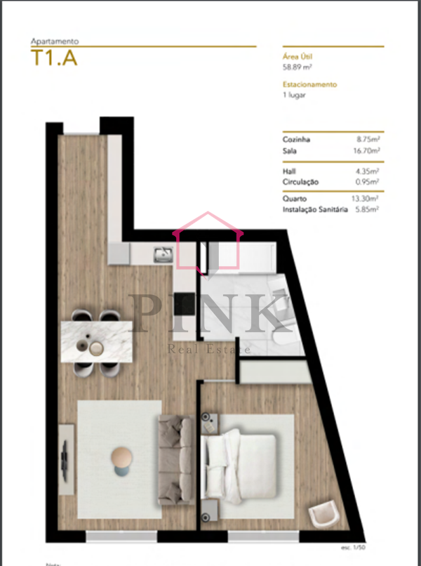 1-Zimmer-Wohnung - Funchal