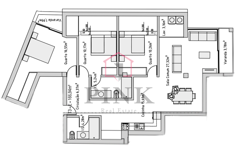 Apartamento - 3 Dormitorios - Machico