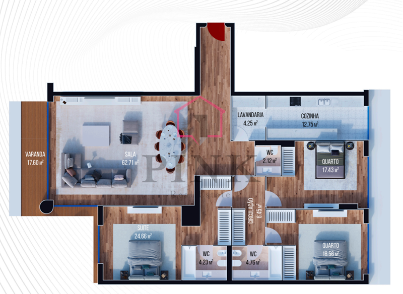 Wohnung - 3 Schlafzimmer - Funchal
