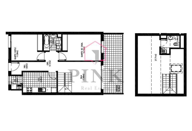 Appartamento - Duplex con 2 camere da letto - Caniço