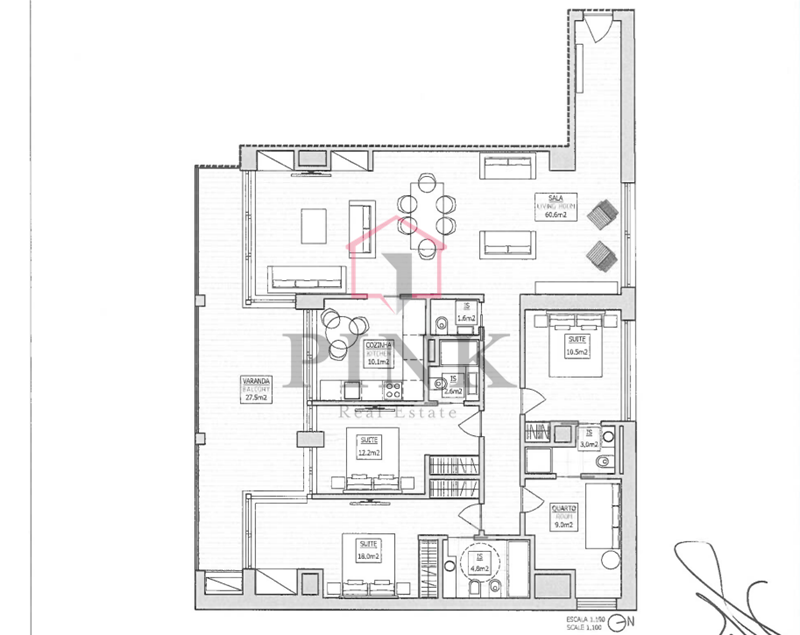 Apartamento - 4 Dormitorios - Madeira Acqua