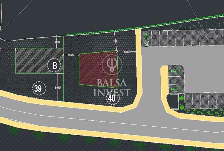 Building plot with 528 sqm for sale in Fazenda Caravela, Alcantarilha - Lt.39