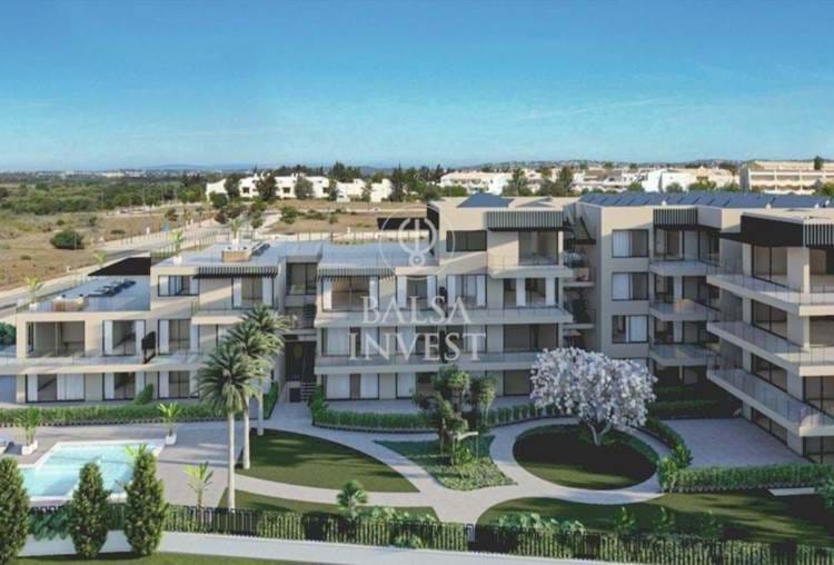 Appartement de 2 chambres Duplex de nouvelle construction avec 211 m2 avec grand jardin privé à 800 mètres de la marina de Vilamoura (Rez-de-chaussée - B)