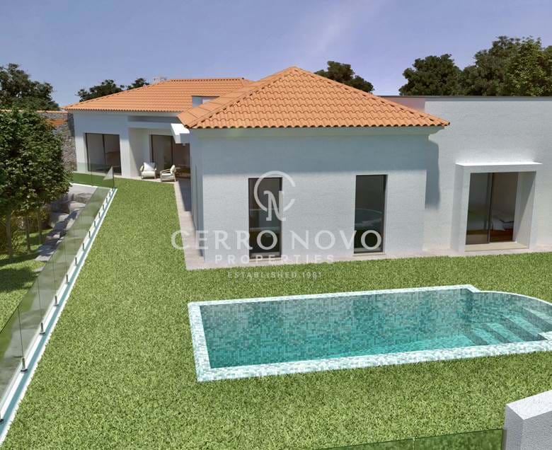 Excellent terrain avec vue sur la mer et projet approuvé pour construire une villa avec piscine