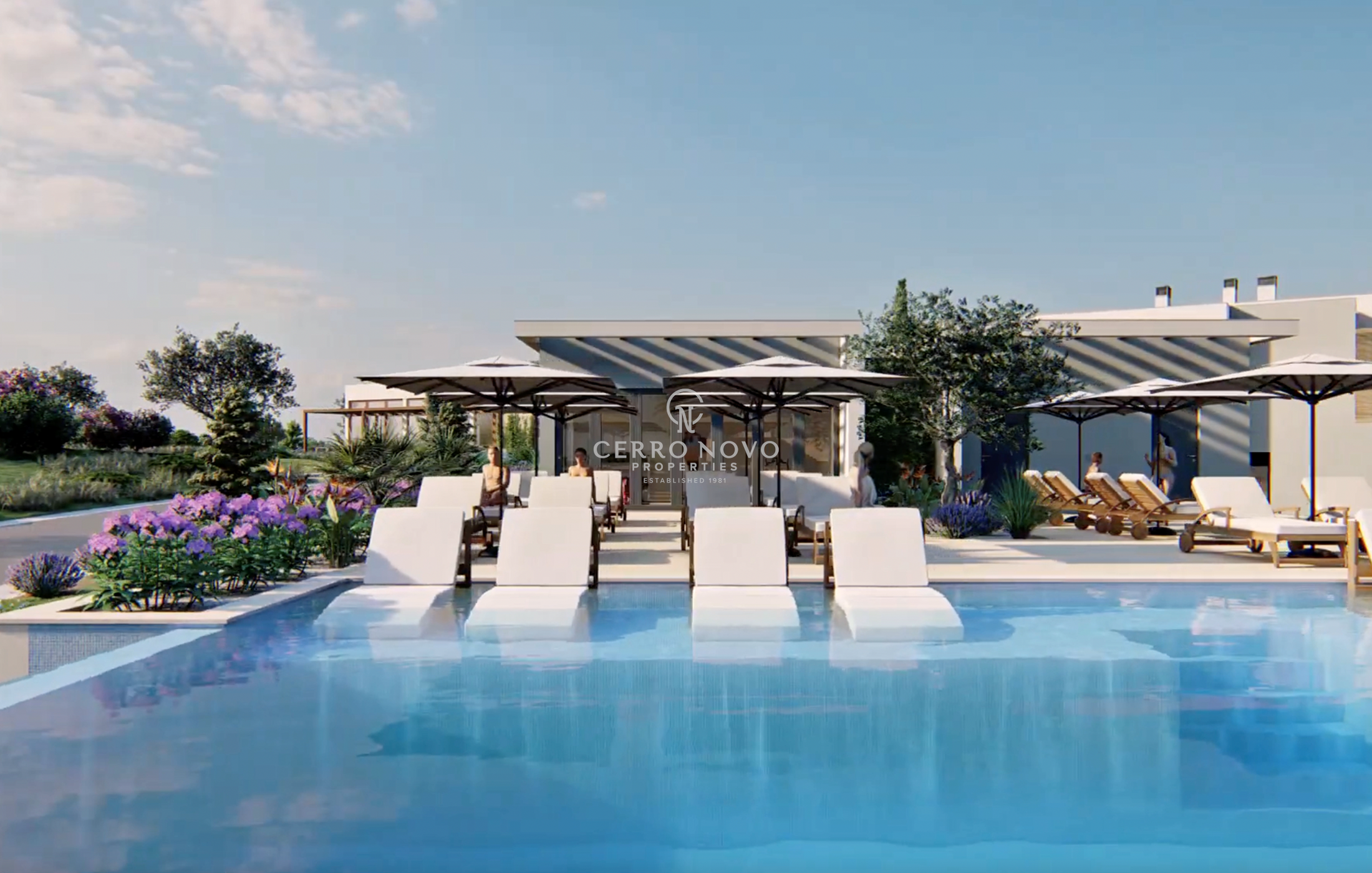 Brand new contemporary villas with private pool in exclusive resort