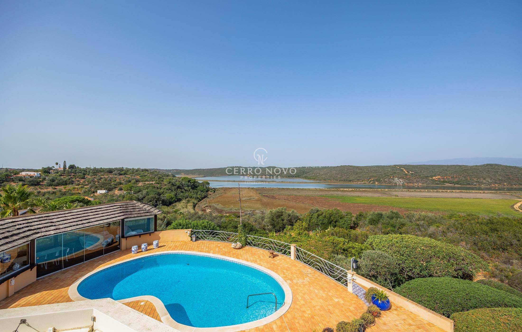 Private family property with breathtaking river views.