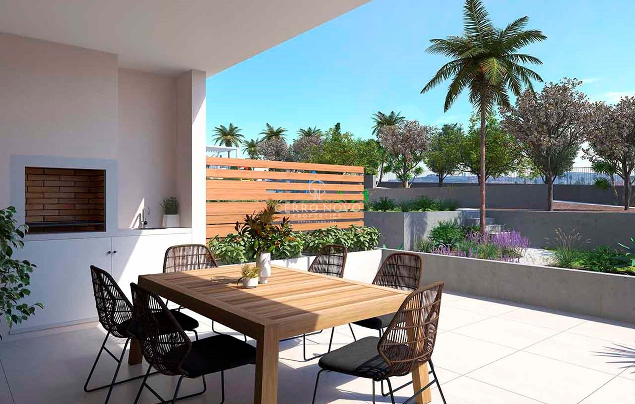 Eco- Luxury apartments with terraces and heated swimming pool